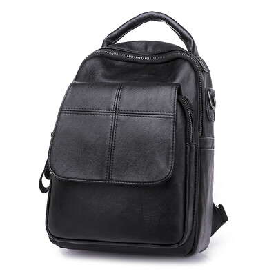

Weis Soft Leather PU Backpack Female Backpack B-NVBM6909
