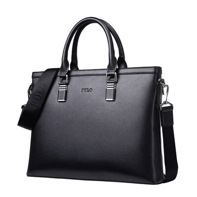 

ПОЛО мужского Бизнеса кожаного портфель портативного плечо диагонали синего 041 373