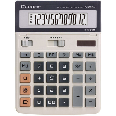 

COMIX Office Calculator Office Stationery C-1200H