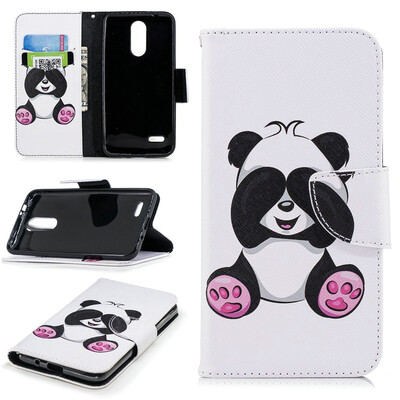 

BEFOSPEY Painting PU LeatherSoft TPU Card Slot Stand Wallet Case For LG K10201853"