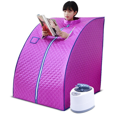 

Portable Sauna Home Sauna Spa STEAM BATH Slimming Household Sauna Box Ease Insomnia Stainless Steel Pipe Support STEAMER POT