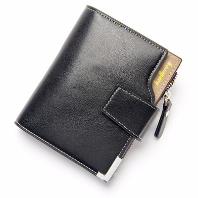 

Shozafia Short Wallet Mens Zipper Coin Pouch Purse Leather Bifold Bag