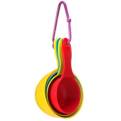 

Jingdong Supermarket Germany Fakerman Fackelmann Baking Tools 4 pieces of color cup measuring cup 5208381