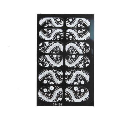 

горячая моды роспись ногтей передачи фольгу гвоздь наклейки совет украшения легко DIY 1 #