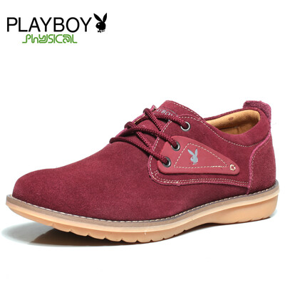 

PLAYBOY brand,Leisure and Fashional,Suede,Business,Winter,Men's shoes