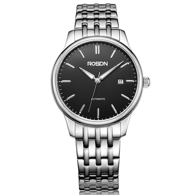 

Laoshi Дейтон (ROSDN) механические часы бизнес случайные люди исповедь стальная пластина G2065S-TAW