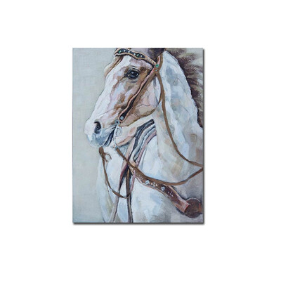 

Abstract horse decorative painting with frame canvas modern living room bedroom background wall