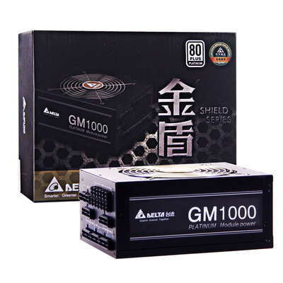 

Delta DELTA rated 1000W Platinum full-mode GM1000 power supply 80PLUS Platinum full module all-day capacitor Delta original ball temperature control silent fan