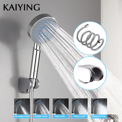 

KAIYING shower head 5 function ABS plastic hand-held rain spray bath shower bathroom faucet accessoriesTH1102
