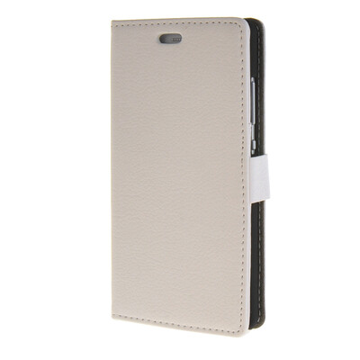 

MOONCASE Litch Skin Leather Card Slot Wallet Bracket Back чехол для Huawei P8 Lite White