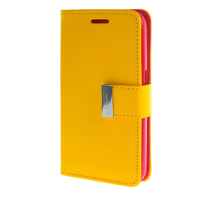 

MOONCASE чехол для Samsung Galaxy Core 2 II Duos G355H Flip Leather Wallet Card Slot Bracket Back Cover Yellow