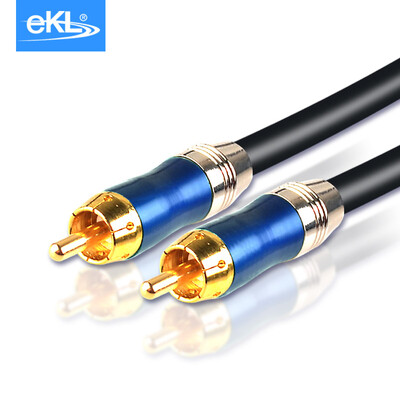 

eKL digital coaxial audio cable 75 Euro SPDIF single core coaxial cable TV audio amplifier male to male connector