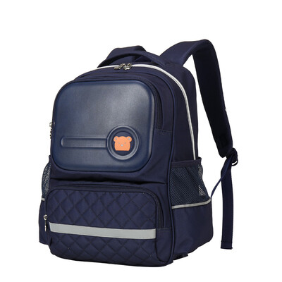 

Xiao Yang YANG childrens backpack primary school students leisure burden reduction bag men&women students backpack Y2727 Navy