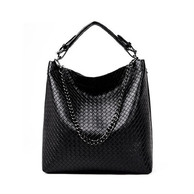 

2018Chain Bucket Women Bag New Fashion PU Leather Women Shoulder Bag Big Luxury Brand Ladies Hand bags Large Tote Bag Sac A Main