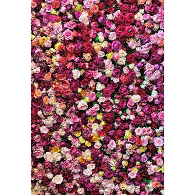 

Lots of Roses Photo Backdrop 57FT Vinyl Fabric Cloth Digital Printing Photo Background S-3169