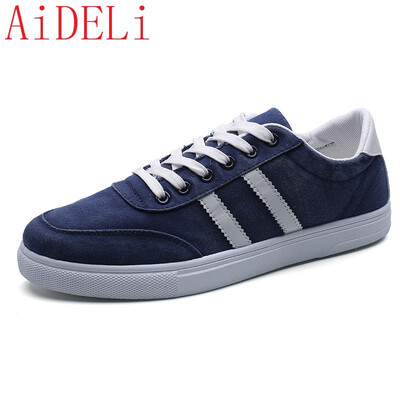 

AiDELi vintage canvas shoes with mens shoes breathable shoes wild casual shoes