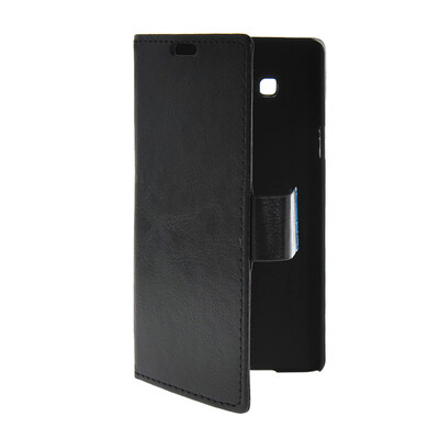 

MOONCASE Slim Leather Side Flip Wallet Card Slot Pouch with Kickstand Shell Back чехол для Samsung Galaxy A7 Black