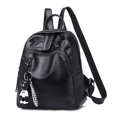 

Weis Soft Leather PU Backpack Female Backpack B-NVBM6895