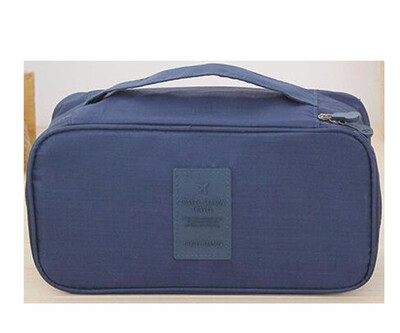 

Bra Underwear Storage Bag Waterproof Nylon Travel Portable Makeup Pouch Case Han
