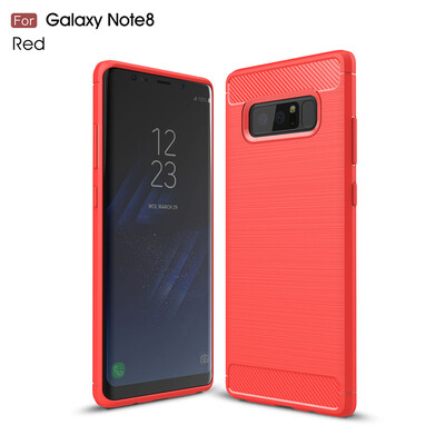 

Goowiiz Phone Case For Samsung Galaxy Note 8J7 Max Fashion Slim Carbon Fiber TPU Soft Silicone Prevent falling