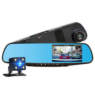 

Junsun 43"Car DVR Dual Lens Full HD 1080P Video Recorder Rearview Mirror 160 Degree Automobile Camera Dash cam car dvrs