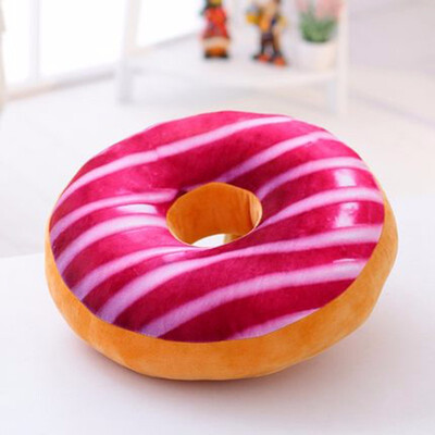 

Cute Soft Plush Pillow Stuffed Seat Pad Sweet Donut Foods Cushion throw pillow covers Case Toys pillowcase poszewka na poduszki