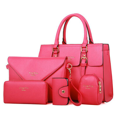 

Fashion Womens Bag Simple 5pcs Bags Elegant Shoulder Handbags