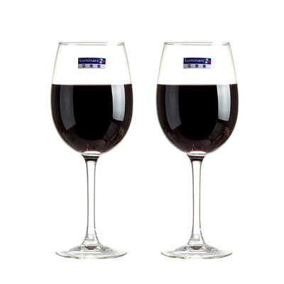 

Jingdong supermarket] Le Meiya (Luminarc) red wine glass grade goblet 470 ml 2 fitted