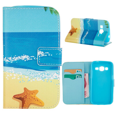 

MOONCASE ЧЕХОЛ ДЛЯ Samsung Galaxy Core Prime G360 Flip Leather Foldable Stand Feature [Pattern series] /a18