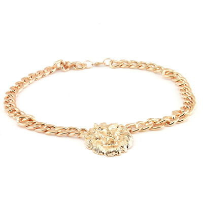 

Lion Head Gothic Necklaces Pendants Unique Golden Cool Womens