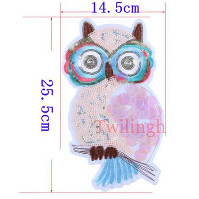 

1Pc Big Wing Patches Sew On Sequined Patch Flower Letter Love Star Applique DIY Sewing Fabric Repair Clothes Patches Stickers
