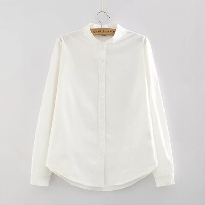 

2018 Womens Spring&Autumn Season European&American Trends Long Sleeves Large Size Shirt