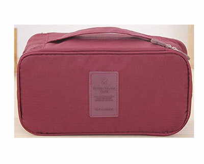 

Bra Underwear Storage Bag Waterproof Nylon Travel Portable Makeup Pouch Case Han