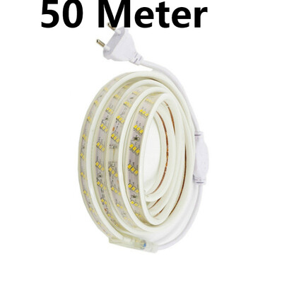 

Waterproof 220V Led Strip 2835 180LedsM With EU Power Adapter Flexible LED Tape Ribbon outdoor 1M 2M 5M 10M 15M 20M