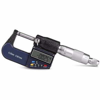 

Multifunctional 0 - 25MM Stainless Steel Digital Micrometer Caliper