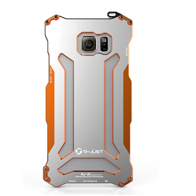 

r-just алюминиевый металл shockproof рамы доспехах дело прикрытие для Samsung Galaxy Note 5 модных аксессуаров