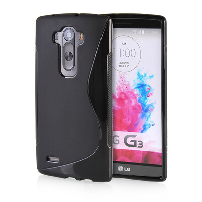 

MOONCASE S - Line Soft Flexible Silicone Gel TPU Skin Shell Back ЧЕХОЛ ДЛЯ LG G Flex 2 Black