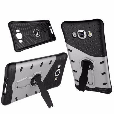 

Goowiiz Phone Case For Samsung Galaxy J7 2016On8J7 2017 US Luxury Armor TPUPC Silicone Hard Bracket