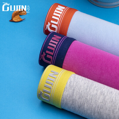 

Ancient&modern mens underwear boyshort contrast color simple solid color sports cotton mens underwear in the waist mens shorts EXGSJ57 light gray - light blue - pink XXL