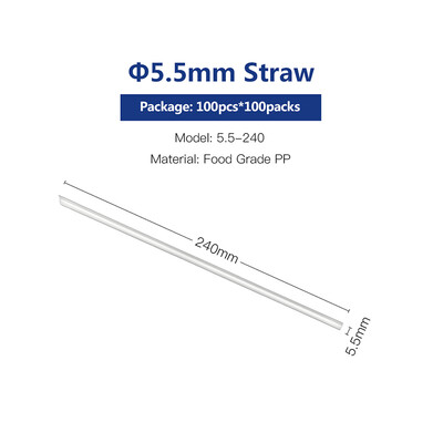

OTOR 10000pcs5000pcs Disposable PP Plastic Straw for Plastic Cup&Paper Cup Hot Cold Drink Coffee Milk Tea