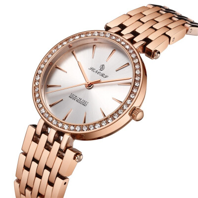 

Women&39s Rose Gold-Tone Bracelet Quartz Watch