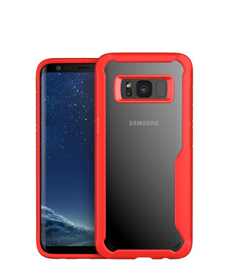 

Goowiiz Luxury Phone Case For Samsung Galaxy S8S8 Plus HD Clear Acrylic TPU Silicone Prevent falling Full protection