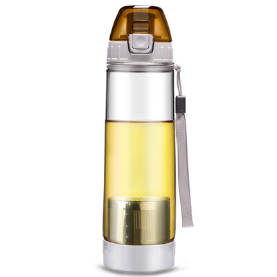 

[Jingdong supermarket] green beads lvzhu 500ml couple portable leak-proof travel movement filter plastic cup PC505 dark blue