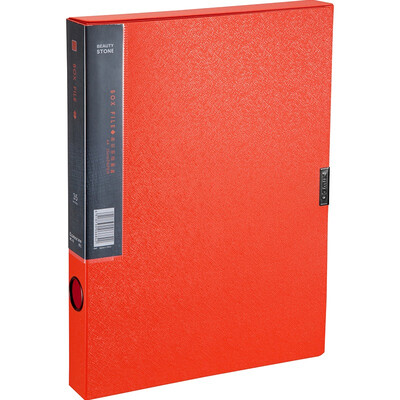 Comix MC-35 35mm Grapevine Velcro File Box File Box Information Box A4 Orange