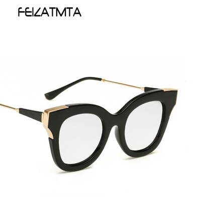 

FEIZATMTA Женские солнцезащитные очки Cat Eye Солнцезащитные очки 2018 Модные новые модные летние очки для женщин UV400 Oculos De Sol Feminino