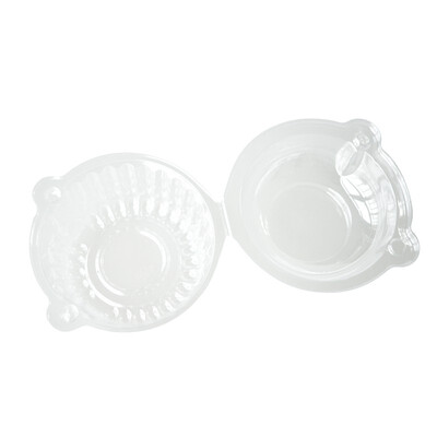 

UpperX 50 Large Single Clear Cupcake Pod Cake Muffin Carrier