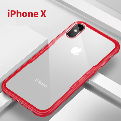 

Luxury library new iPhone ex phone case Apple X protective case against throwing steel glass shell thin full coated soft men&w