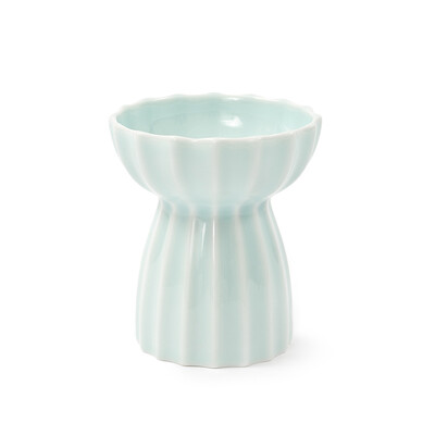 

Pidan love cat bowl lake field shadow green ceramic high cat bowl cat