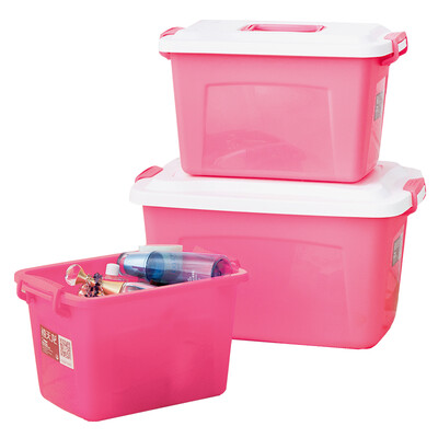 

Jingdong Supermarket] Jubilee Dragon (Citylong) storage box plastic portable hand-made debris finishing box large and medium-sized combination of three-piece sets of Vatican Blue 1774
