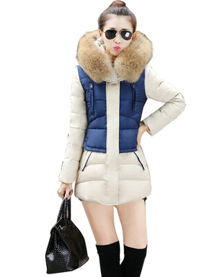 

Fashion Women Long Down quilted Coat Warm Hooded Winter Slim Outwear Parka Jacket